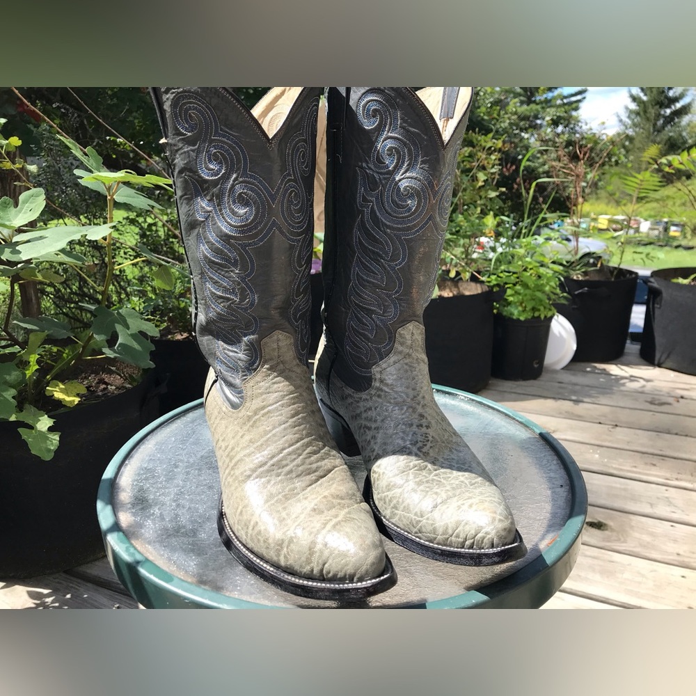 Tony Lama Elephant Cowboy Boots